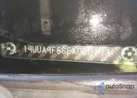 2014 Acura Tl 3.7 из США, поврежденный, VIN 19UUA9F56EA000173